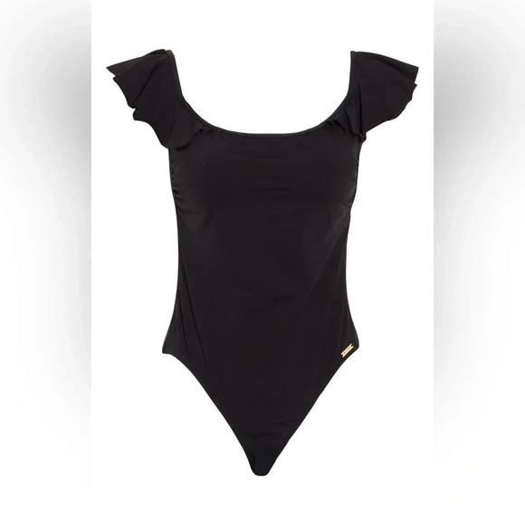 Vince Camuto Other - Vince Camuto Ruffle Bandeau One Piece Swimsuit size 6